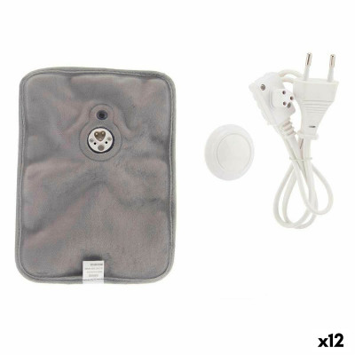 Borsa per l'Acqua Calda Elettrica Mani Grigio Plastica 380 W Velluto (