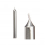 Set di Candele 2 x 2 x 15 cm Argentato (12 Unità)
