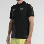 Polo a Maniche Corte Uomo Bullpadel Liceo Padel Nero