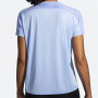 Women’s Short Sleeve T-Shirt Brooks Sprint Free Aquamarine Lady