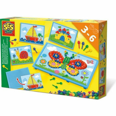 Juego de Manualidades SES Creative Mosaic chart with maps Verde Multic