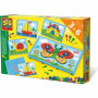 Juego de Manualidades SES Creative Mosaic chart with maps Verde Multic