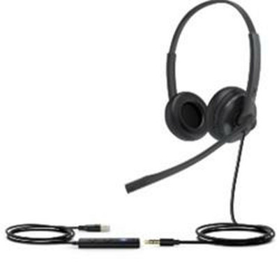Casques avec Microphone Yealink UH34 SE DUAL TEAMS Noir sur la caverne
