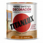 Synthetic varnish Titanlux m11100434 Decoration Satin finish Mahogany