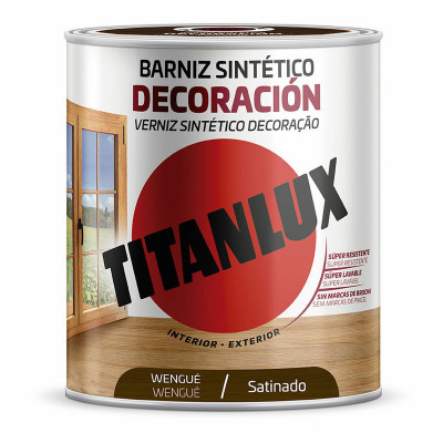 Synthetic varnish Titanlux m11100714 Decoration Satin finish Wengue 25