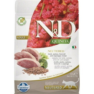 Katzenfutter Farmina N&D Quinoa Erwachsener Ente 300 g