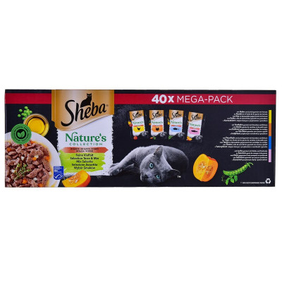 Comida para gato Sheba Nature's Collection Mix Pollo Salmón Atún Pav