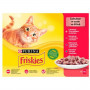 Aliments pour chat Purina Friskies Mix Poulet Veau Agneau Canard sur l