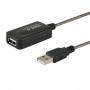 Câble Rallonge à USB Savio CL-76 Blanc Noir 5 m sur la caverne des p