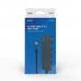 Hub USB-C 4 Porte Savio AK-54 Grigio