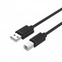 Câble USB A vers USB B Unitek Y-C421GBK Noir 5 m sur la caverne des p