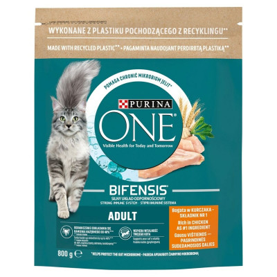 Aliments pour chat Purina                 Adulte Poulet 800 g sur la c