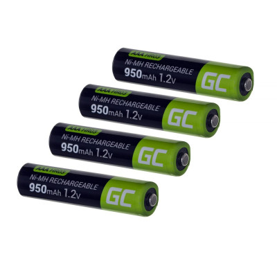 Batería recargable Green Cell GR03 950 mAh 1,2 V 1.2 V (4 Unidades)