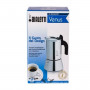 Cafettiera Italiana Bialetti New Venus Argentato Legno Acciaio inossid