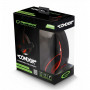 Casques avec Microphone Esperanza EGH300R Noir Rouge sur la caverne de