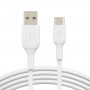 USB A to USB C Cable Belkin CAB001BT3MWH White 3 m