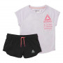 Children's Sports Outfit Reebok G ES SS MONGLW BABY Pink White