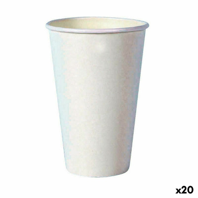 Set de Verres Algon Produits à usage unique Carton Blanc 35 Pièces 3