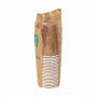 Gläserset Algon Einwegartikel Pappe Kraftpapier 20 Stücke 220 ml (20