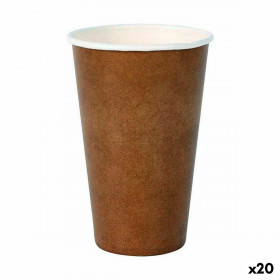 Set de Verres Algon Produits à usage unique Carton papier kraft 35 Pi