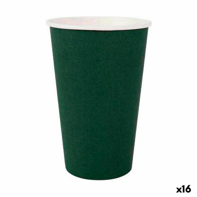 Set de Verres Algon Produits à usage unique Carton Vert 7 Pièces 450