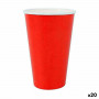Set de Verres Algon Produits à usage unique Carton Rouge 10 Pièces 3