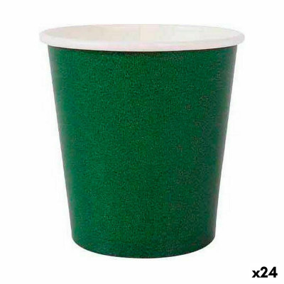 Set de Verres Algon Produits à usage unique Carton Vert 20 Pièces 12