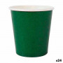 Set de Verres Algon Produits à usage unique Carton Vert 20 Pièces 12