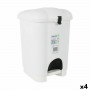 Waste bin with pedal Tontarelli Carolina 6 L White 20 x 22,5 x 29,7 cm