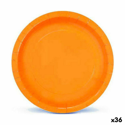 Service de vaisselle Algon Produits à usage unique 20 cm Carton Jaune