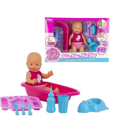 Poupée Bébé Pipi Baignoire 40 x 13 x 58 cm sur la caverne des prix