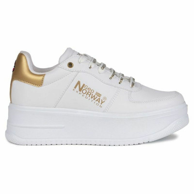 Chaussures casual femme Geographical Norway Malaga W Blanc