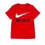 T shirt à manches courtes Enfant Nike Swoosh Rouge