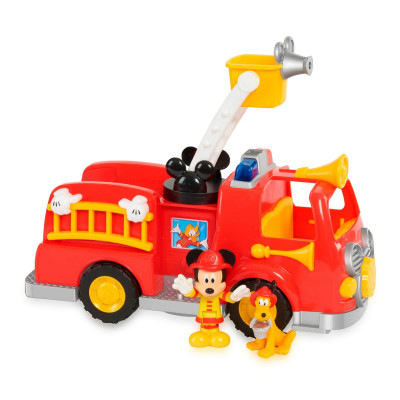 Camion de Pompiers Captain Marvel Mickey Fire Truck Lumière LED avec son