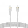 Câble USB-C vers Lightning Belkin CAA011BT2MWH 2 m Blanc