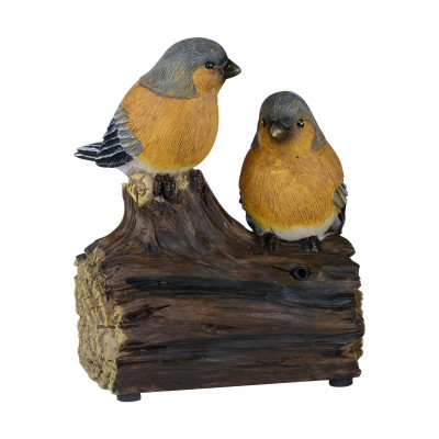 Figurine Décorative Progarden Oiseau avec son Figurine Décorative 12,5 cm polypropylène