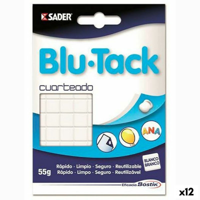 mastic Bostik Blu Tack Blanc (12 Unités)