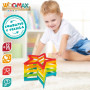 Set de construction Woomax 100 Pièces 10 x 0,5 x 1,8 cm (6 Unités) s