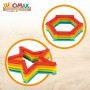 Set de construction Woomax 100 Pièces 10 x 0,5 x 1,8 cm (6 Unités) s