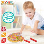 Gioco di Legno Woomax Pizza 27 Pezzi (6 Unità)