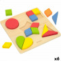 Puzzle enfant en bois Woomax Formes + 12 Mois 16 Pièces (6 Unités) s