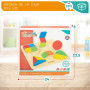 Puzzle di Legno per Bambini Woomax Forme + 12 Mesi 16 Pezzi (6 Unità)
