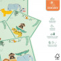 Jeu de construction + figurines Woomax animaux 16 Pièces 7 x 7 x 1,5 