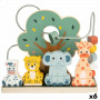 Gioco Educativo Woomax animali 25 x 22 x 10 cm (6 Unità)