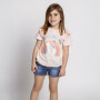 Maglia a Maniche Corte per Bambini Peppa Pig Rosa chiaro