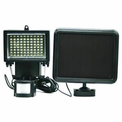 Solar-powered spotlight Galix Motion Detector Black Plastic 13,5 x 13,