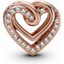 Ladies' Beads Pandora SPARKLING ENTWINED HEARTS