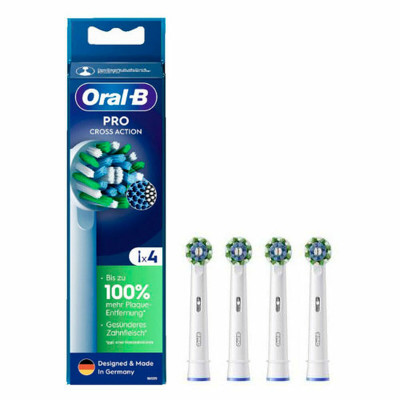 Replacement Head Oral-B Pro Cross Action 4 Units