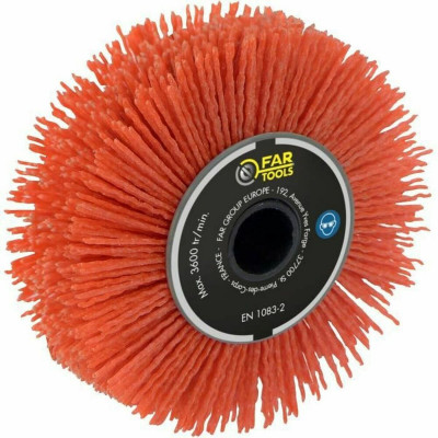 Brosse abrasive Fartools Nylon Ø 120 mm sur la caverne des prix