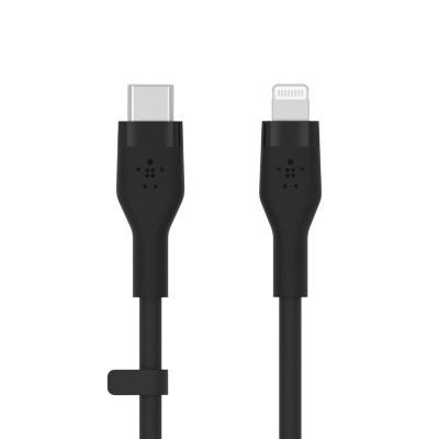 Câble USB-C vers Lightning Belkin CAA009BT2MBK 2 m Noir